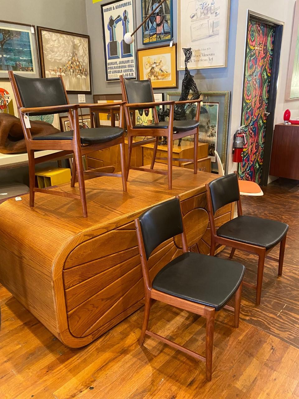 Midcentury Kai Lyngfeldt Larsen Dining Chairs in Teak 'Set of 4' 2