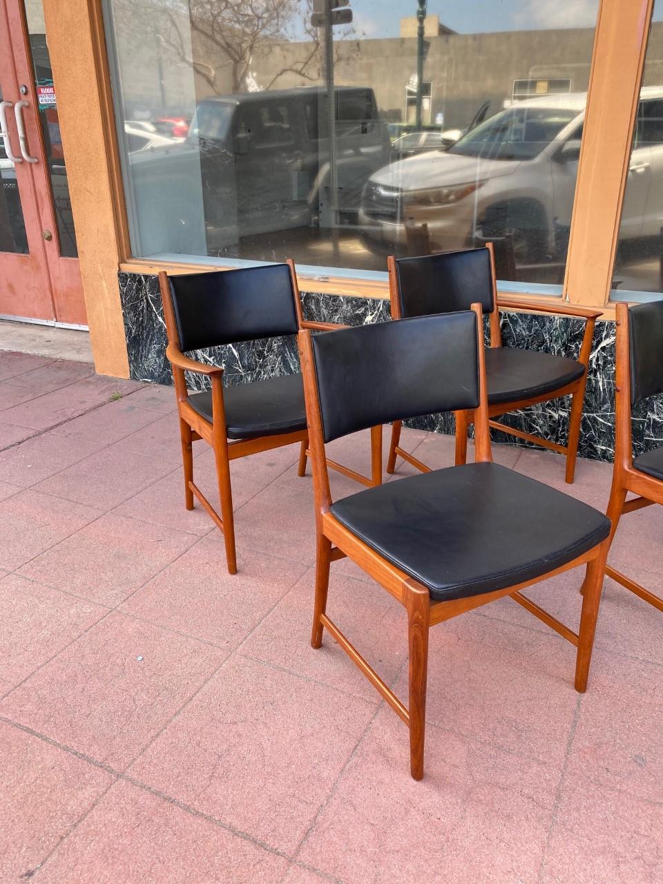 Midcentury Kai Lyngfeldt Larsen Dining Chairs in Teak 'Set of 4' 6