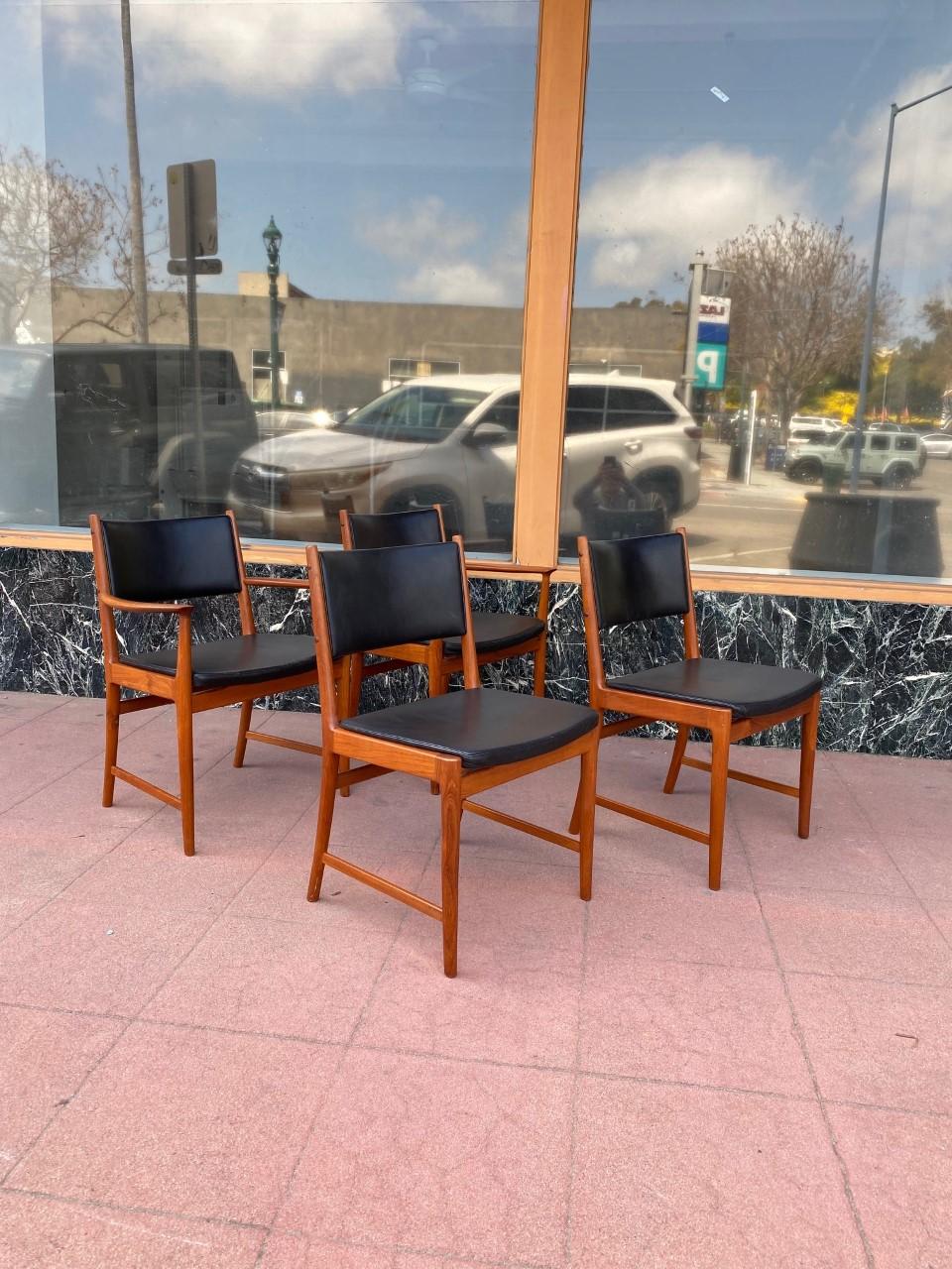 Midcentury Kai Lyngfeldt Larsen Dining Chairs in Teak 'Set of 4' 8