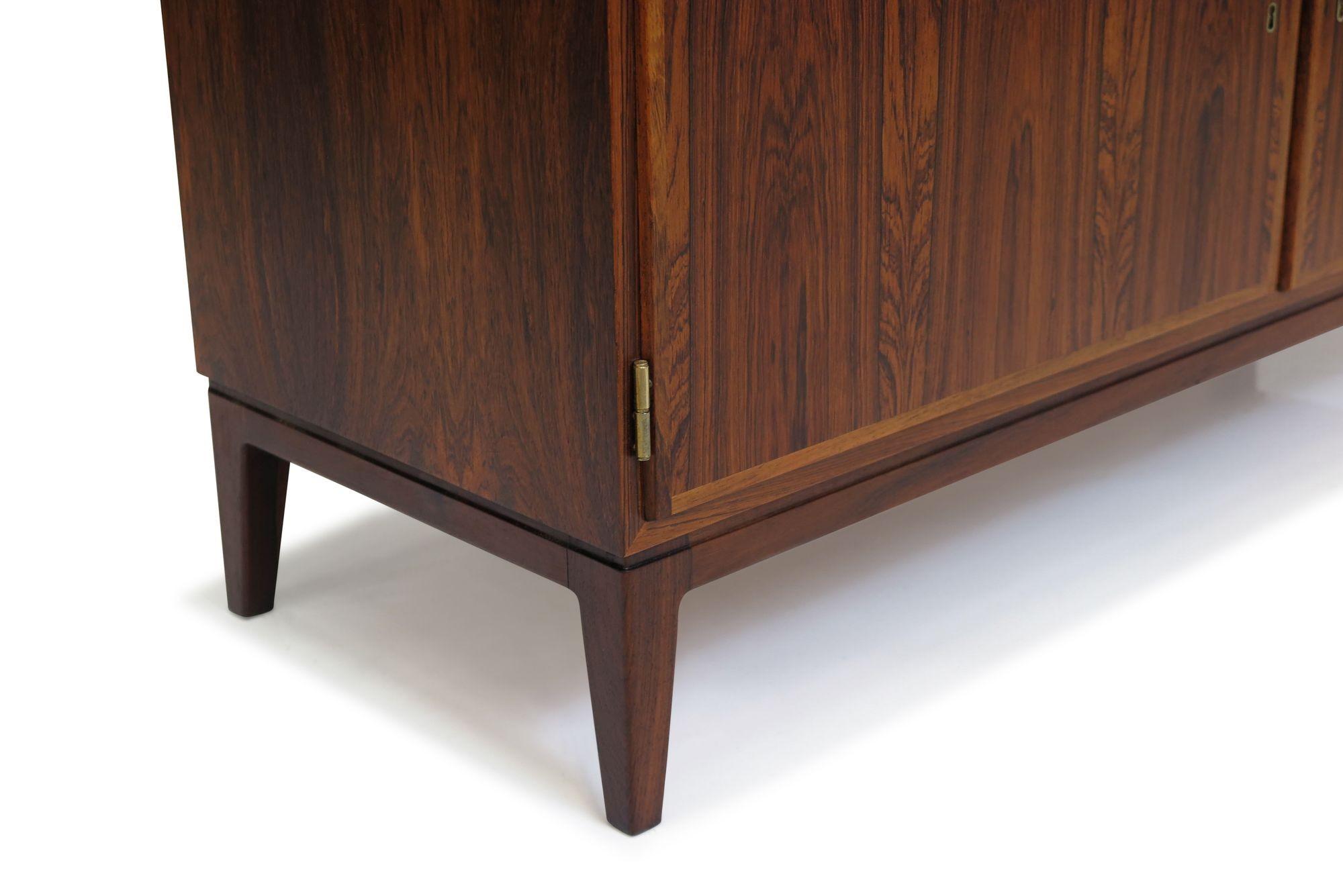 20th Century Mid-century Kai Winding Danish Rosewood Cabinet For Sale