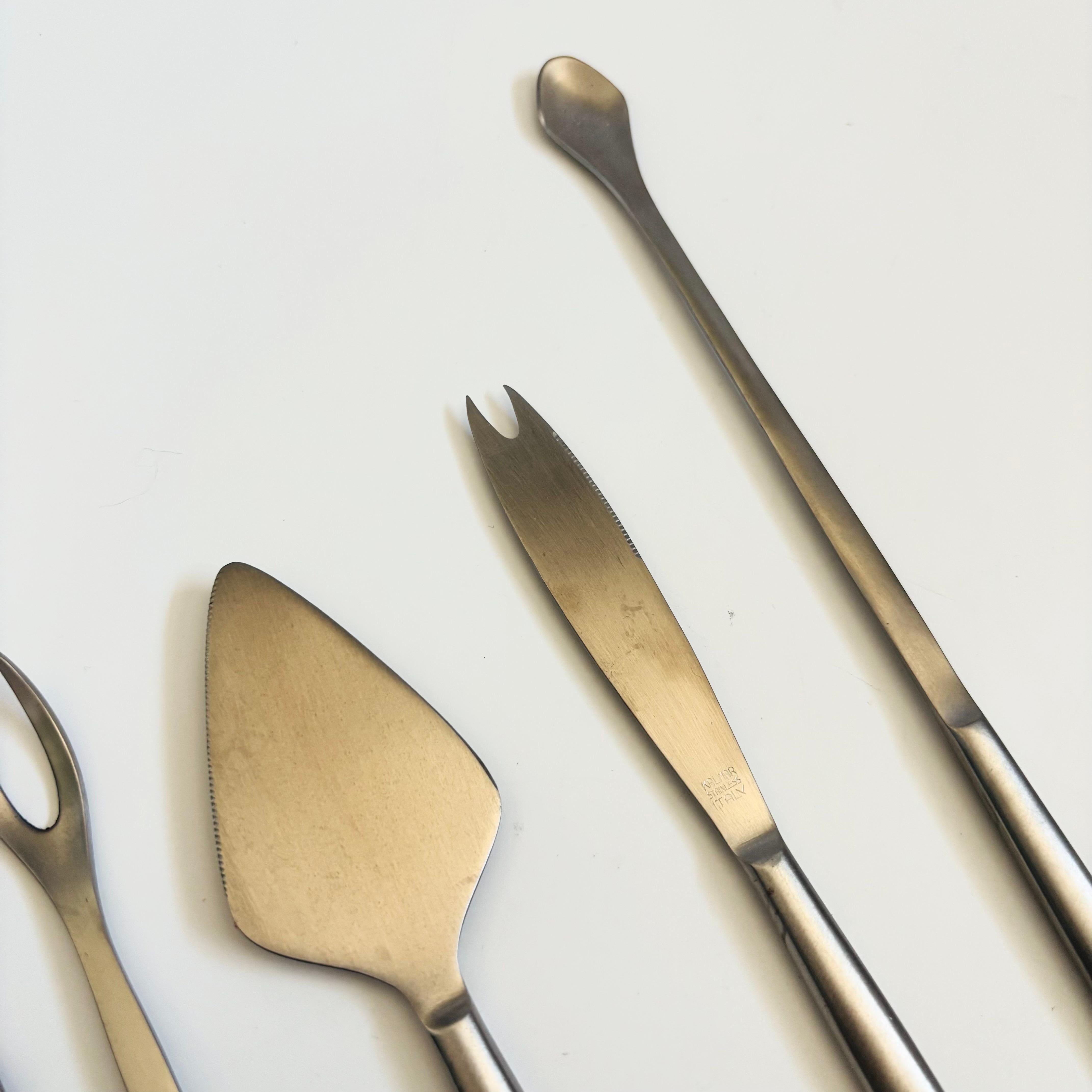 italien Set d'outils de bar Kalmar Mid Century - 5 pièces - Made in Italy en vente