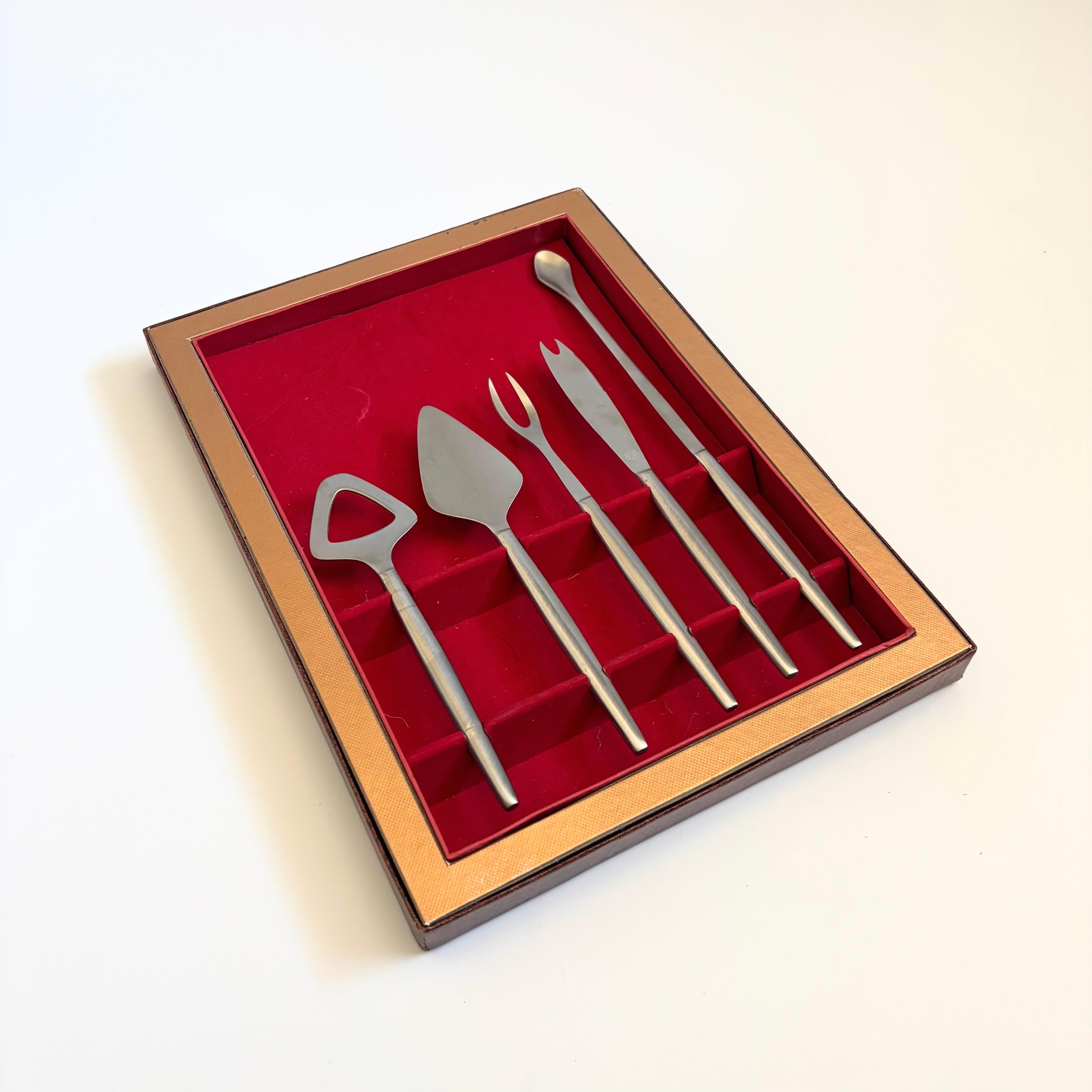Set d'outils de bar Kalmar Mid Century - 5 pièces - Made in Italy en vente 1
