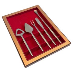 Mid Century Bar Tool Set - 5 Pieces - by Kalmar, Made in Italy, Circa 1960