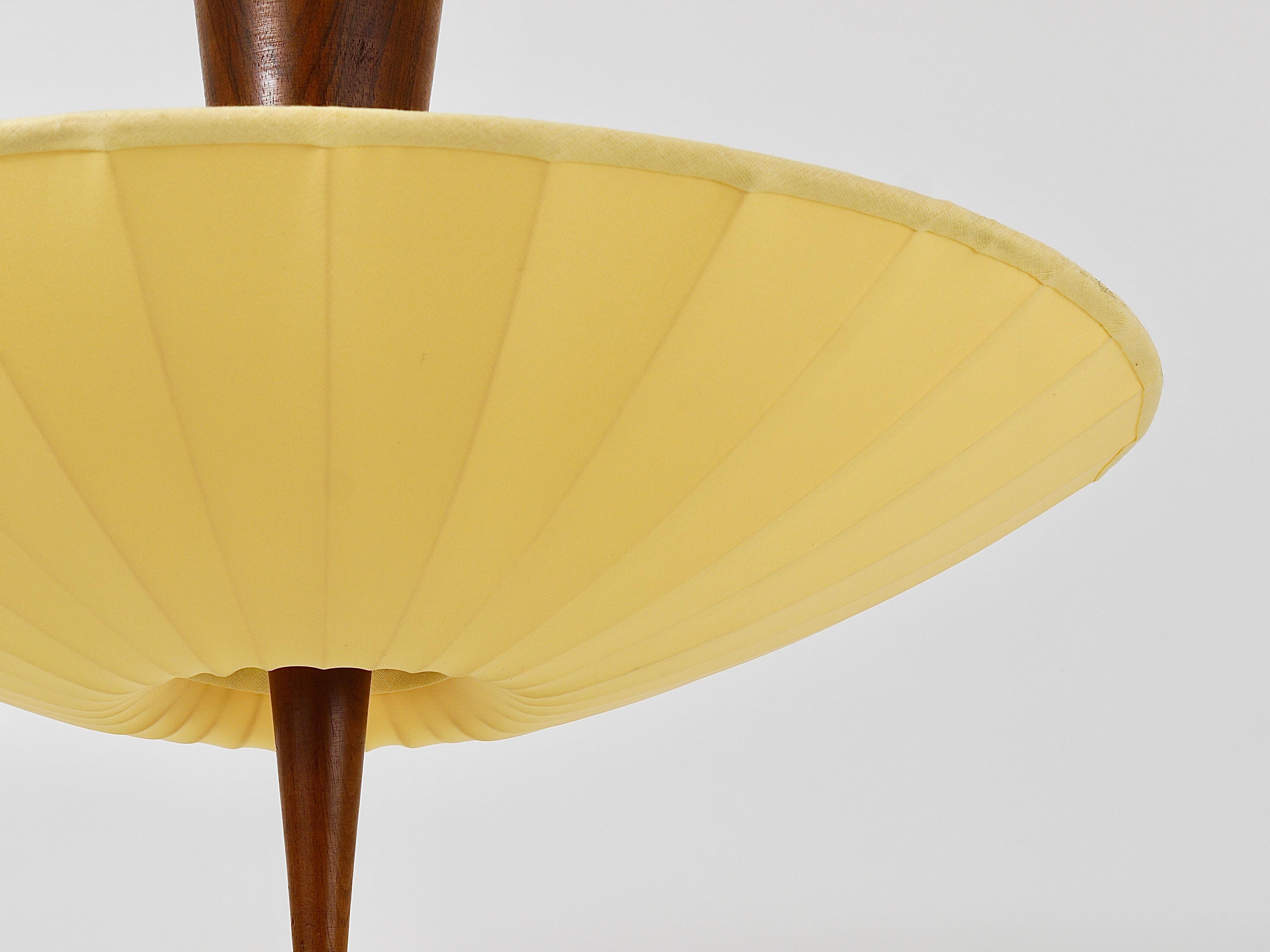 Midcentury Kalmar Dorn Ceiling Lamp Flush Mount Uplight, Austria, 1950s In Good Condition In Vienna, AT