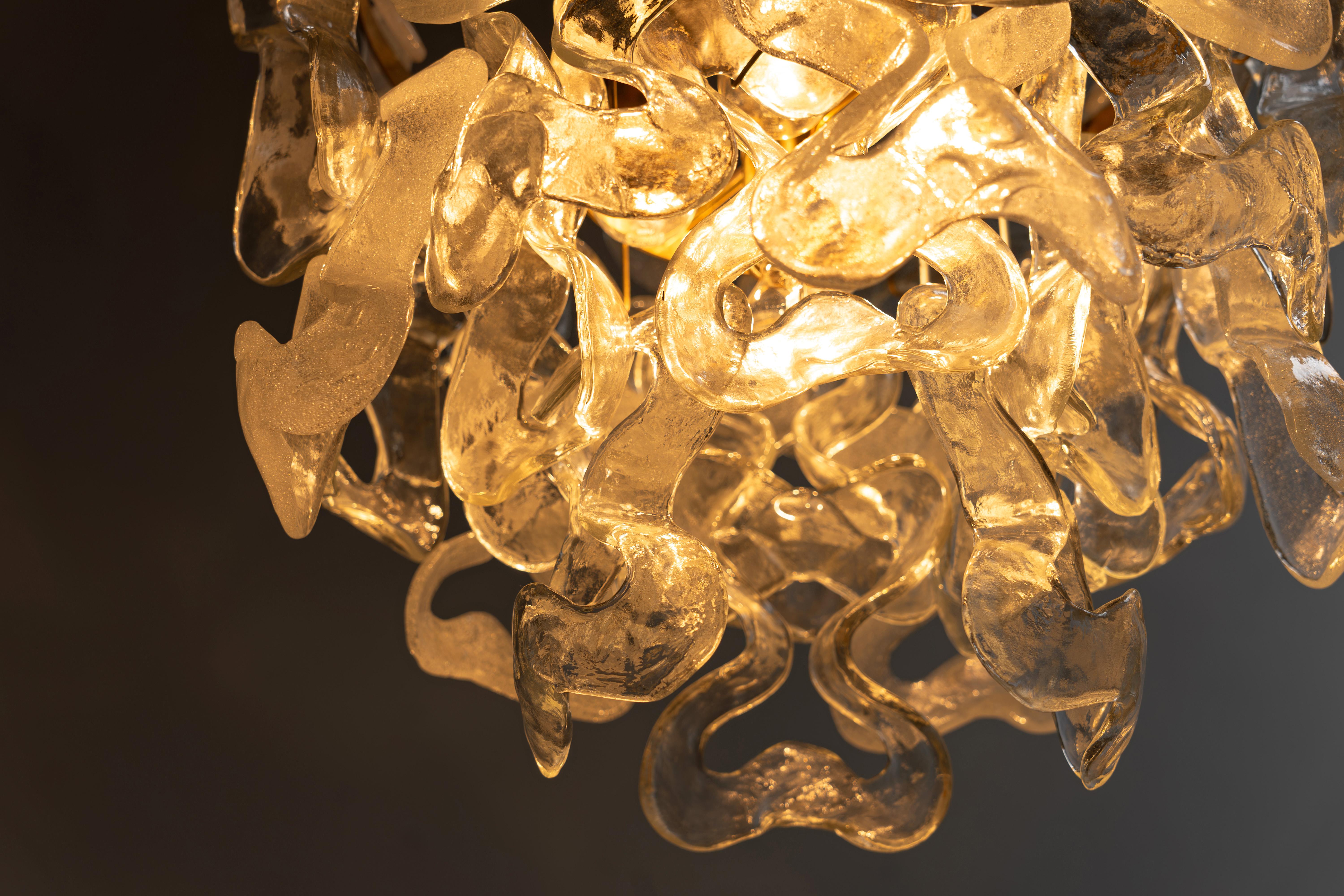 Austriaco Lampadario di metà secolo Kalmar Leuchten - 