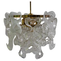Lustre Kalmar Leuchten « Catena » de Carlo Nason, années 1960
