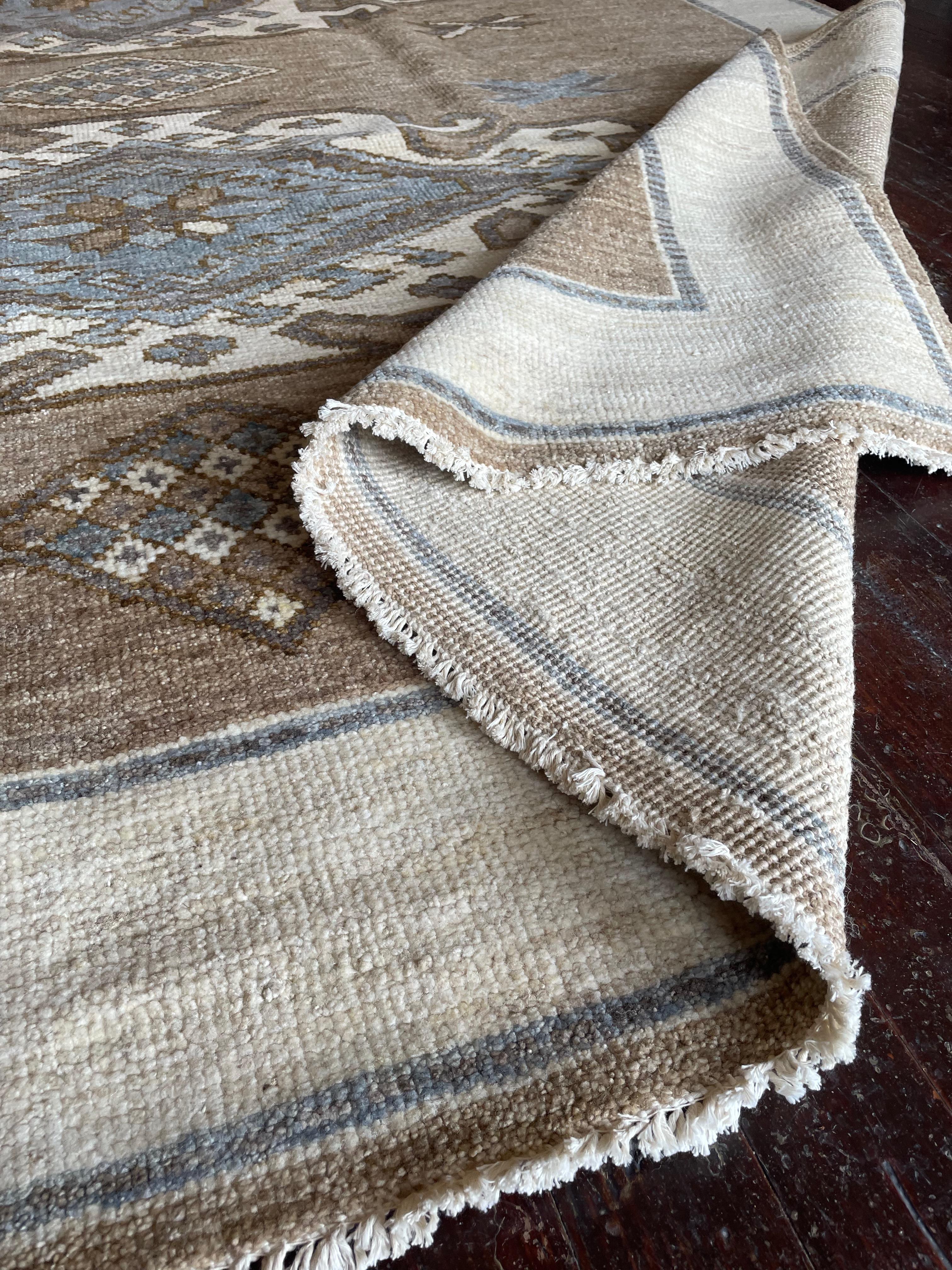 Hand-Knotted Mid Century Kars For Sale