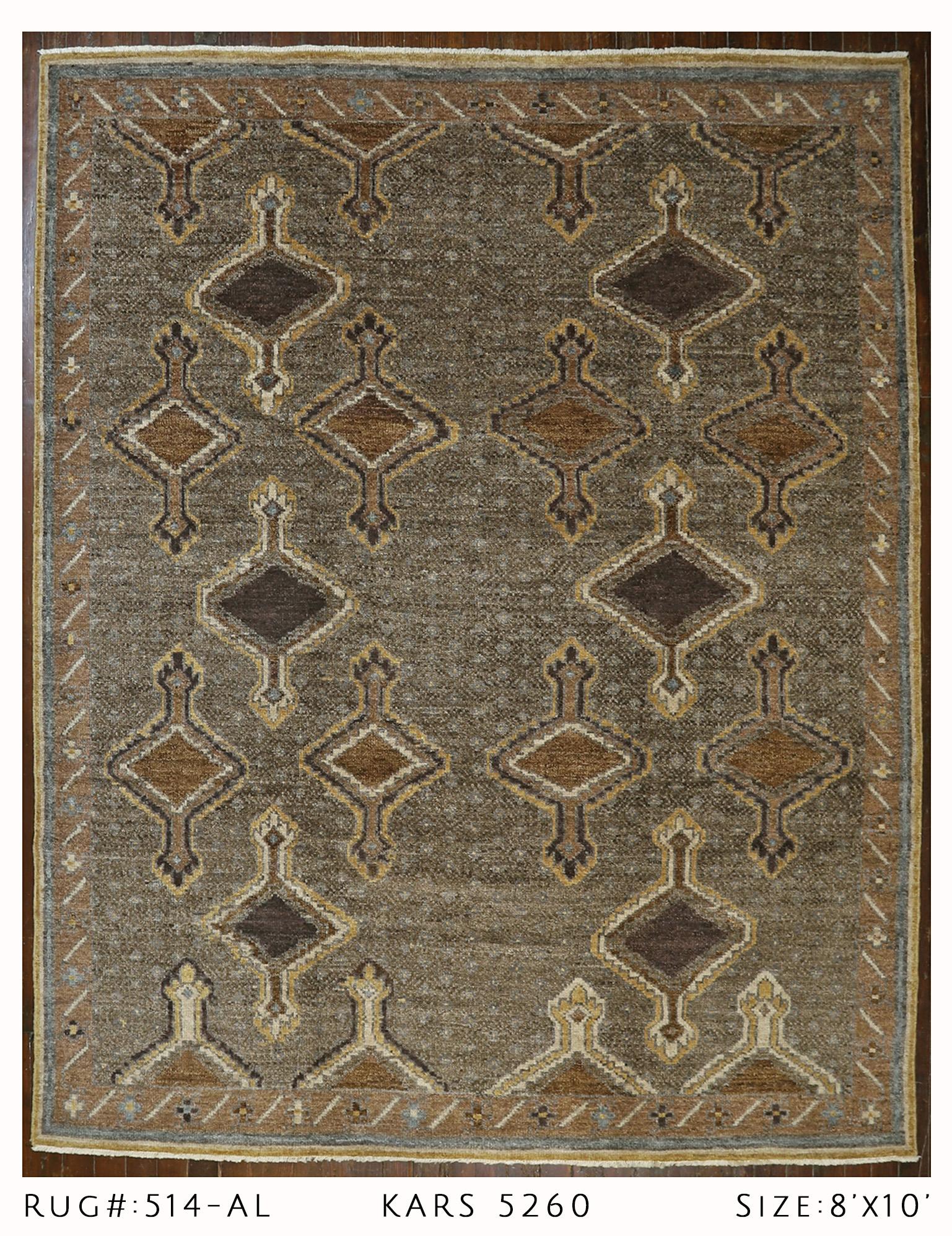 Hand-Knotted Mid Century Kars For Sale