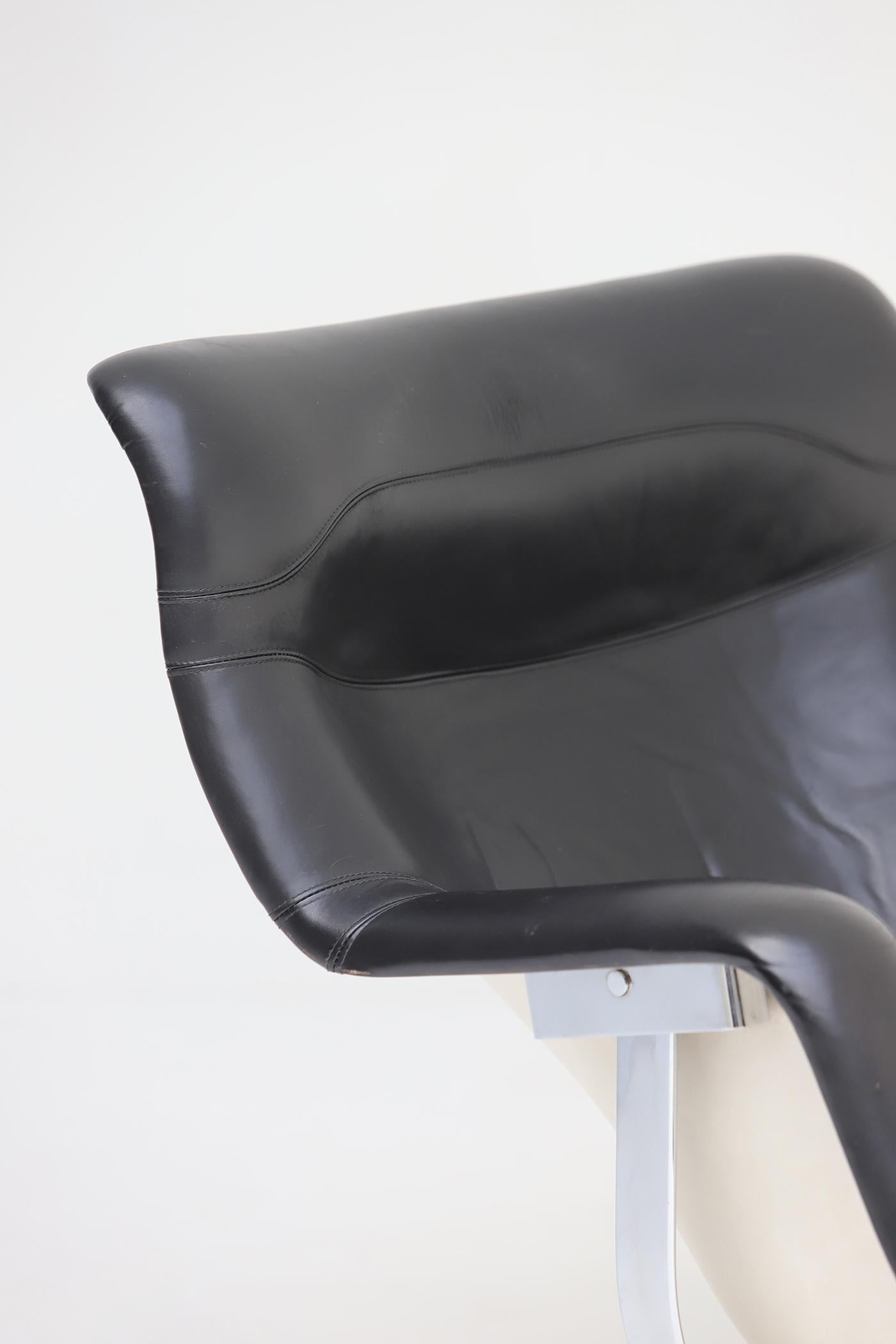 Mid-century 'Karuselli' Lounge Chair by Yrjö Kukkapuro for Avarte Finland, 1960s For Sale 6
