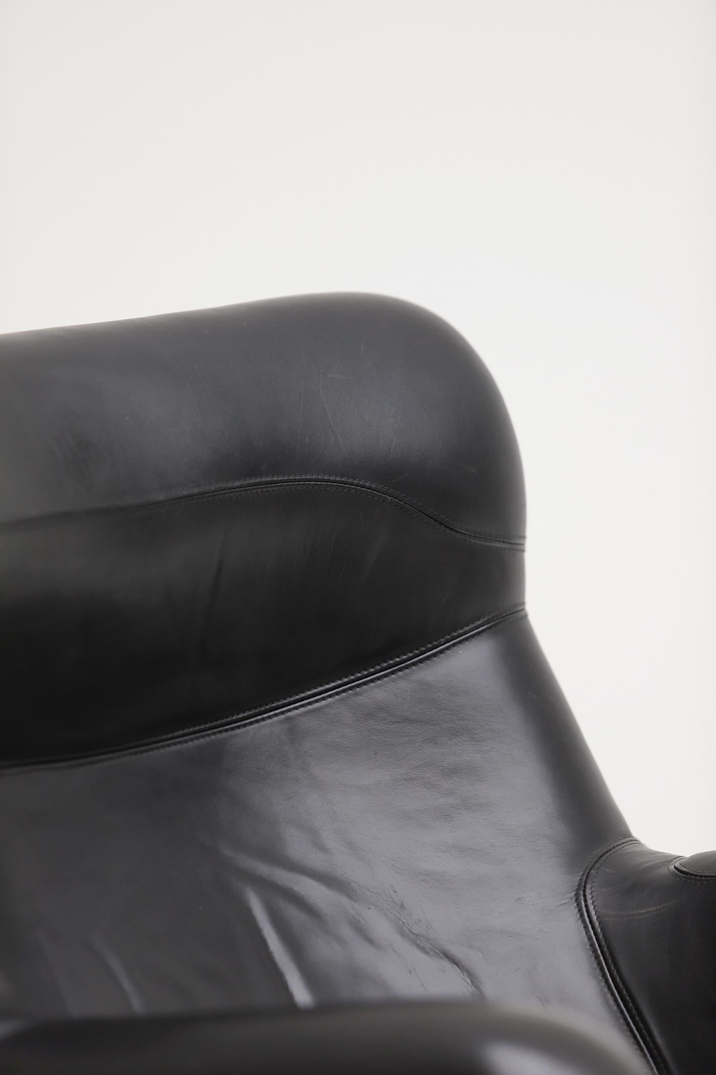 Finnish Mid-century 'Karuselli' Lounge Chair by Yrjö Kukkapuro for Avarte Finland, 1960s For Sale
