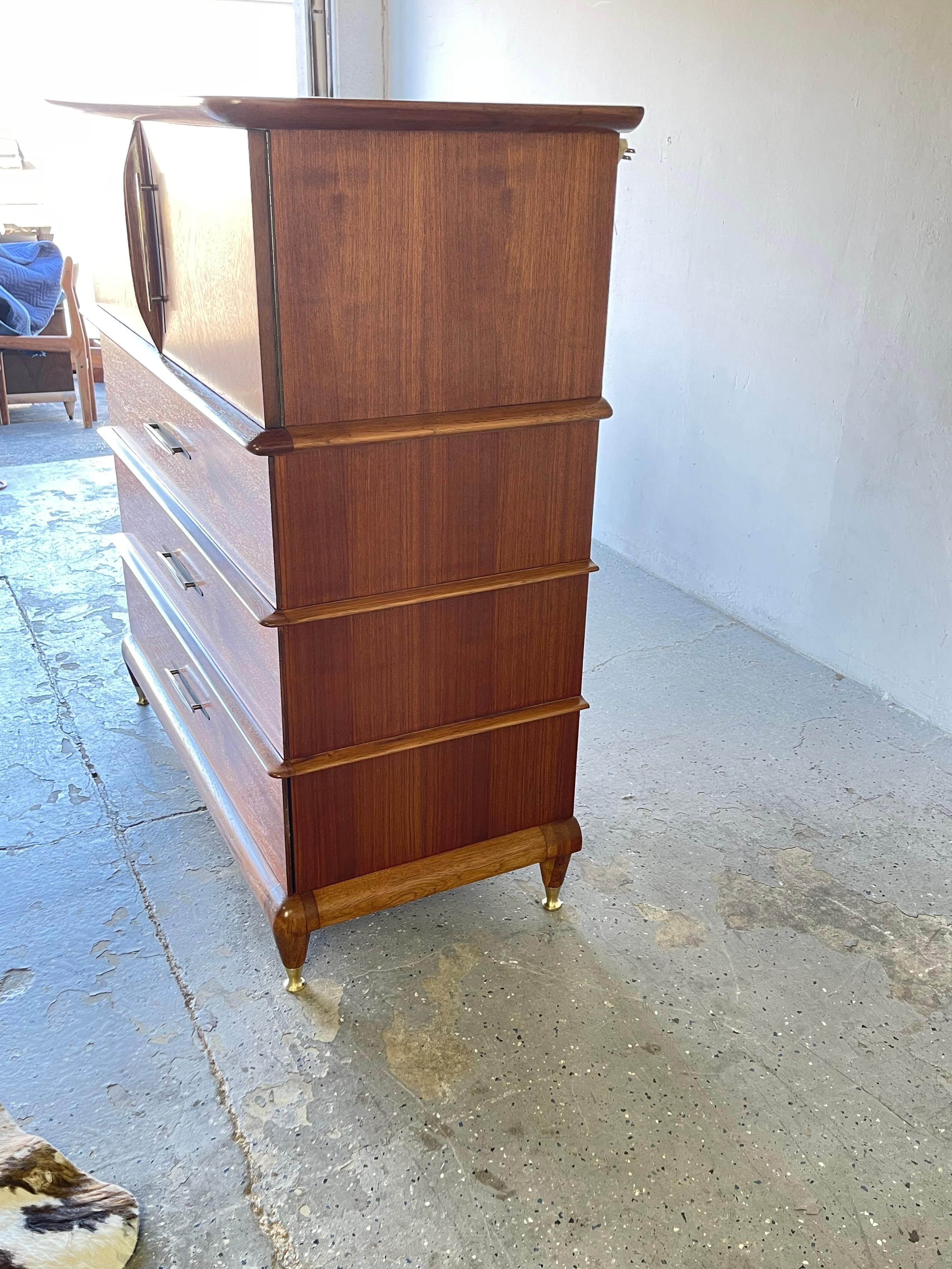 Mid-20th Century Mid Century Kent Coffey Chest of Drawers The appointment line / Tallboy