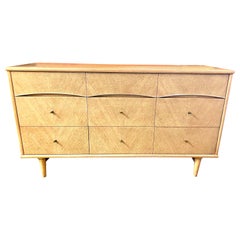 Mid-Century Kent Coffey Debonaire Blonde Mahogany Dresser