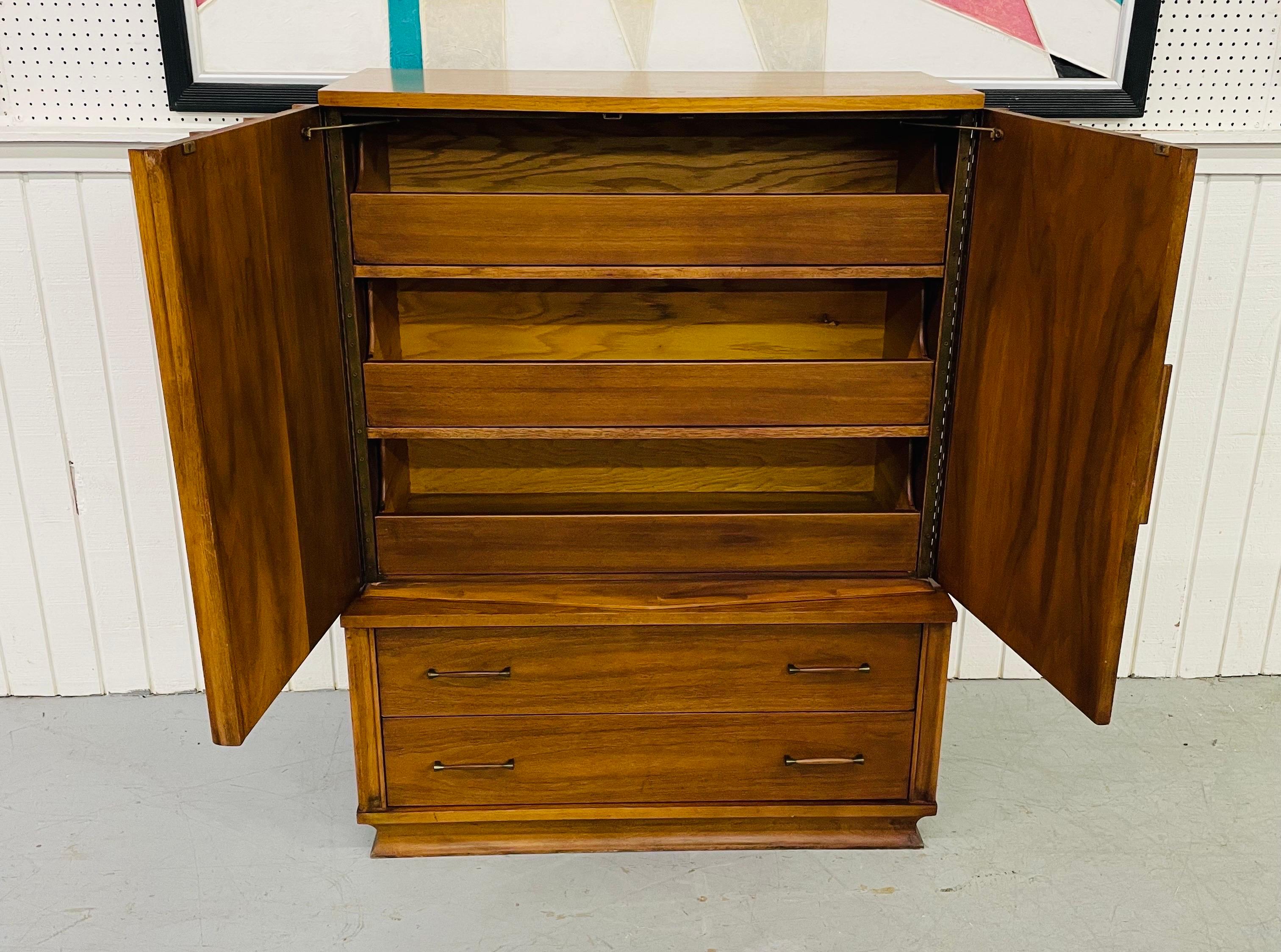 Mid-20th Century Mid-Century Kent Coffey Perspecta Walnut Dresser