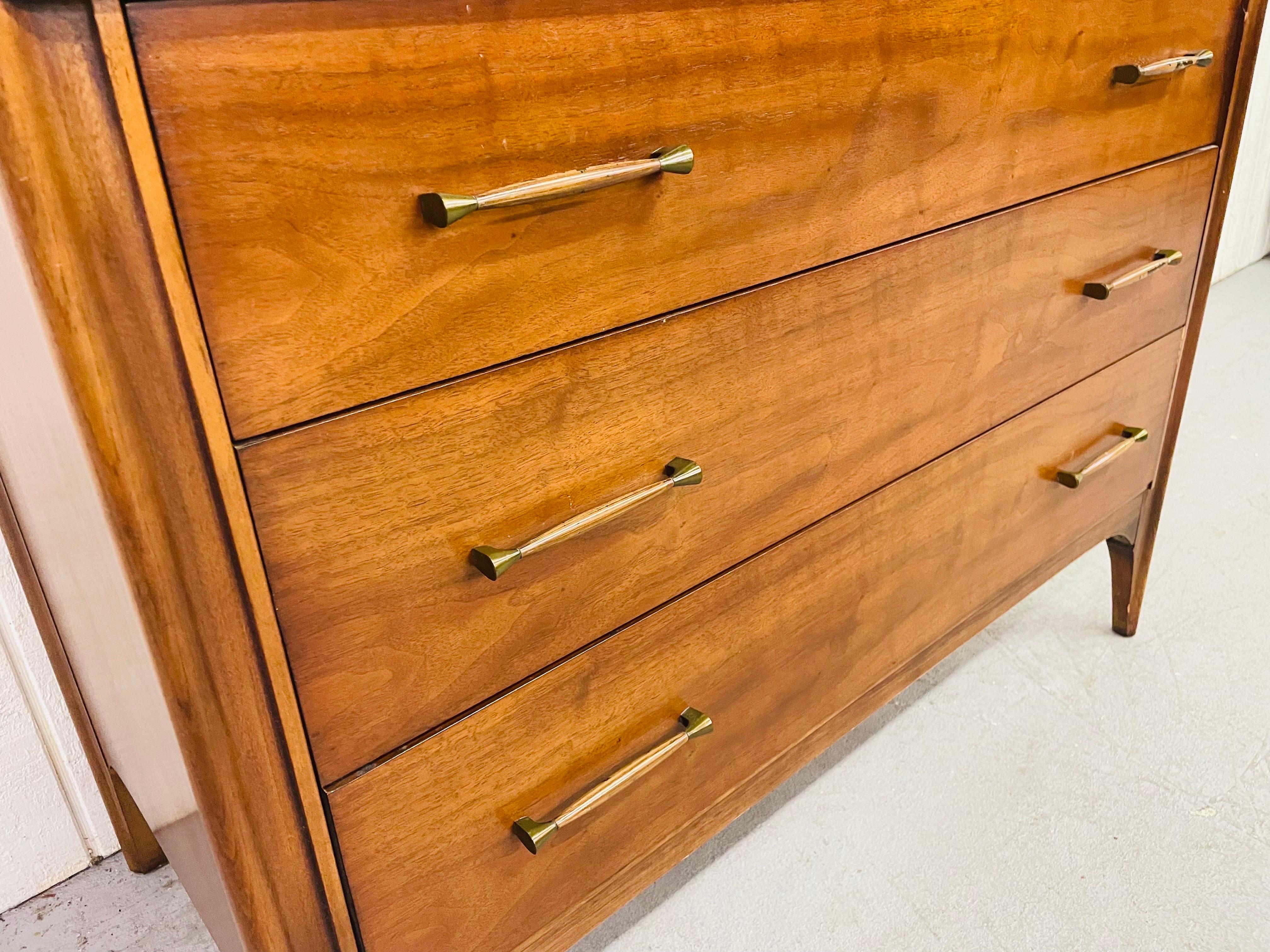 Mid-20th Century Mid-Century Kent Coffey Perspecta Walnut Gentlemen’s Chest