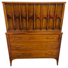 Mid-Century Kent Coffey Perspecta Walnut Gentlemen’s Chest