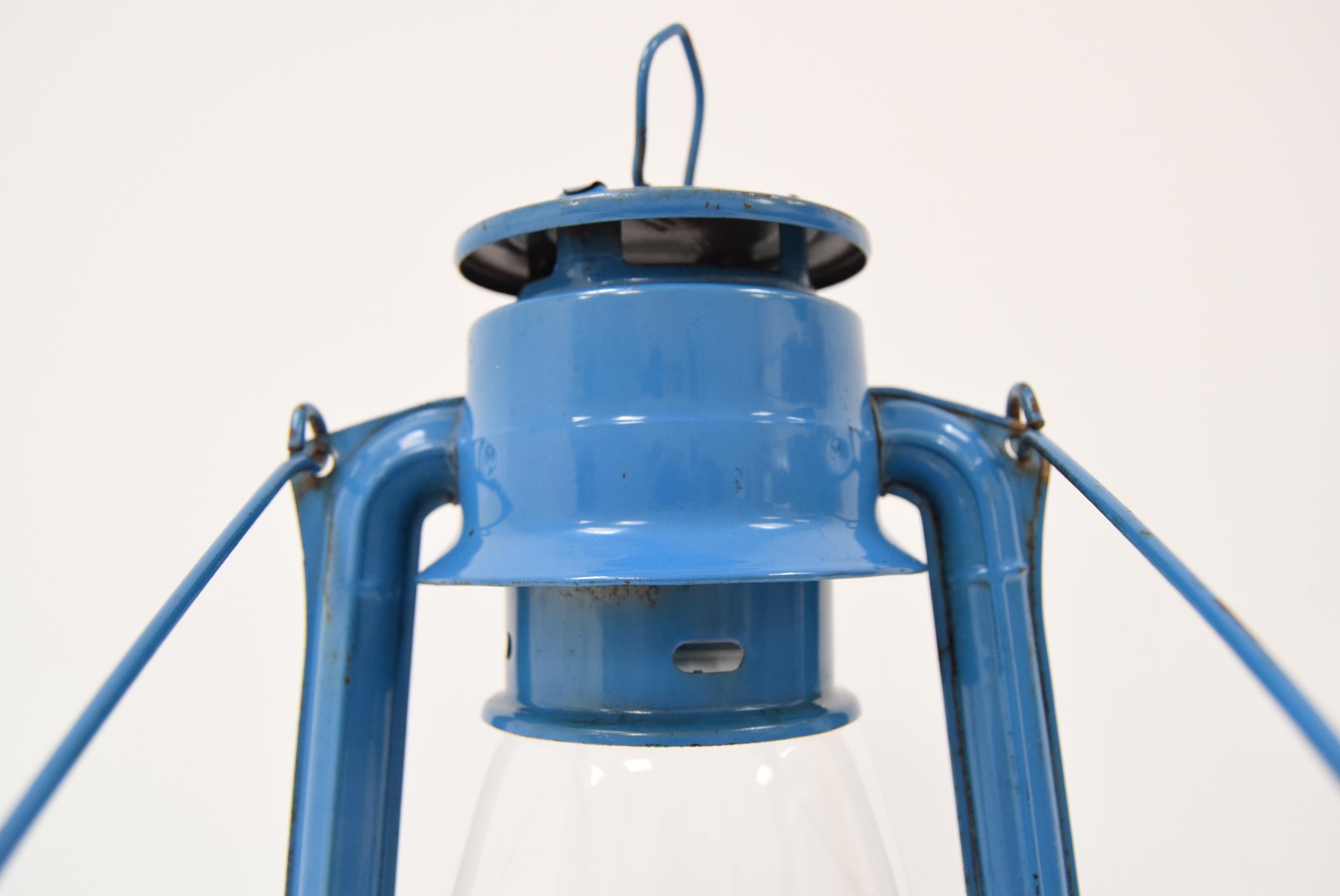 gas blue lamp