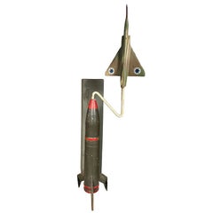 Prototipo di caccia a reazione Kfir di metà secolo Modello da scrivania dell'aeronautica militare israeliana