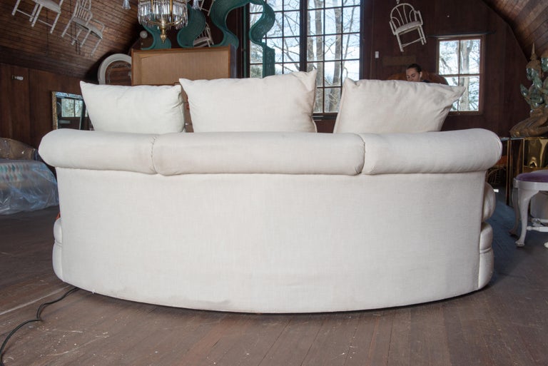 Midcentury Kidney Shaped Sofa For Sale at 1stDibs