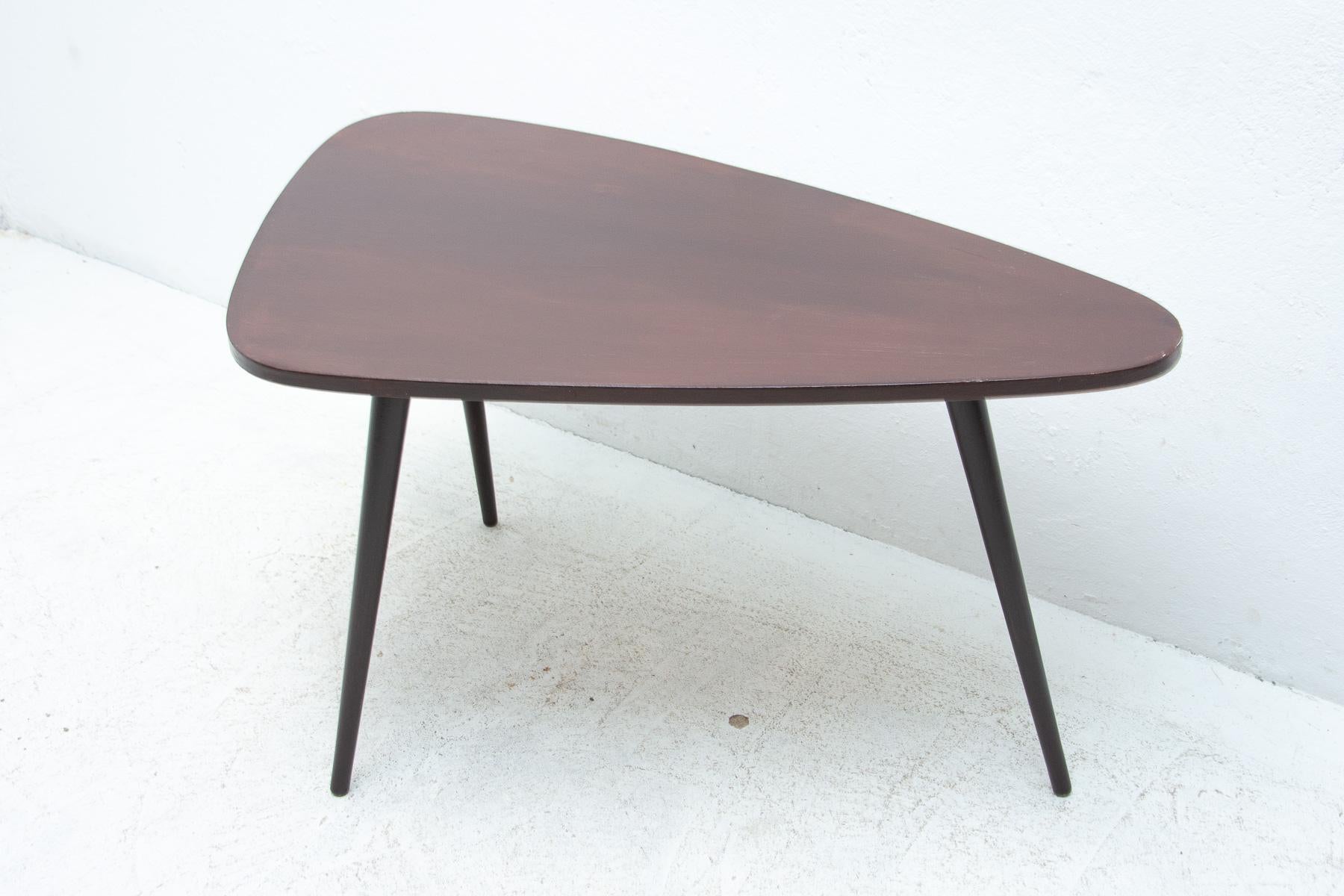 Stained Mid Century Kidney Table, 1960´s, Brussels Period For Sale