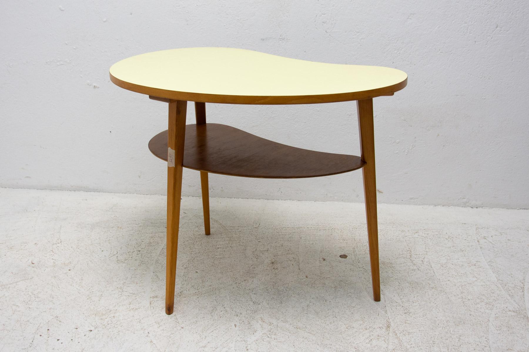 Nierentisch aus der Jahrhundertmitte, 1960er Jahre, Brüsseler Zeit (Moderne der Mitte des Jahrhunderts)