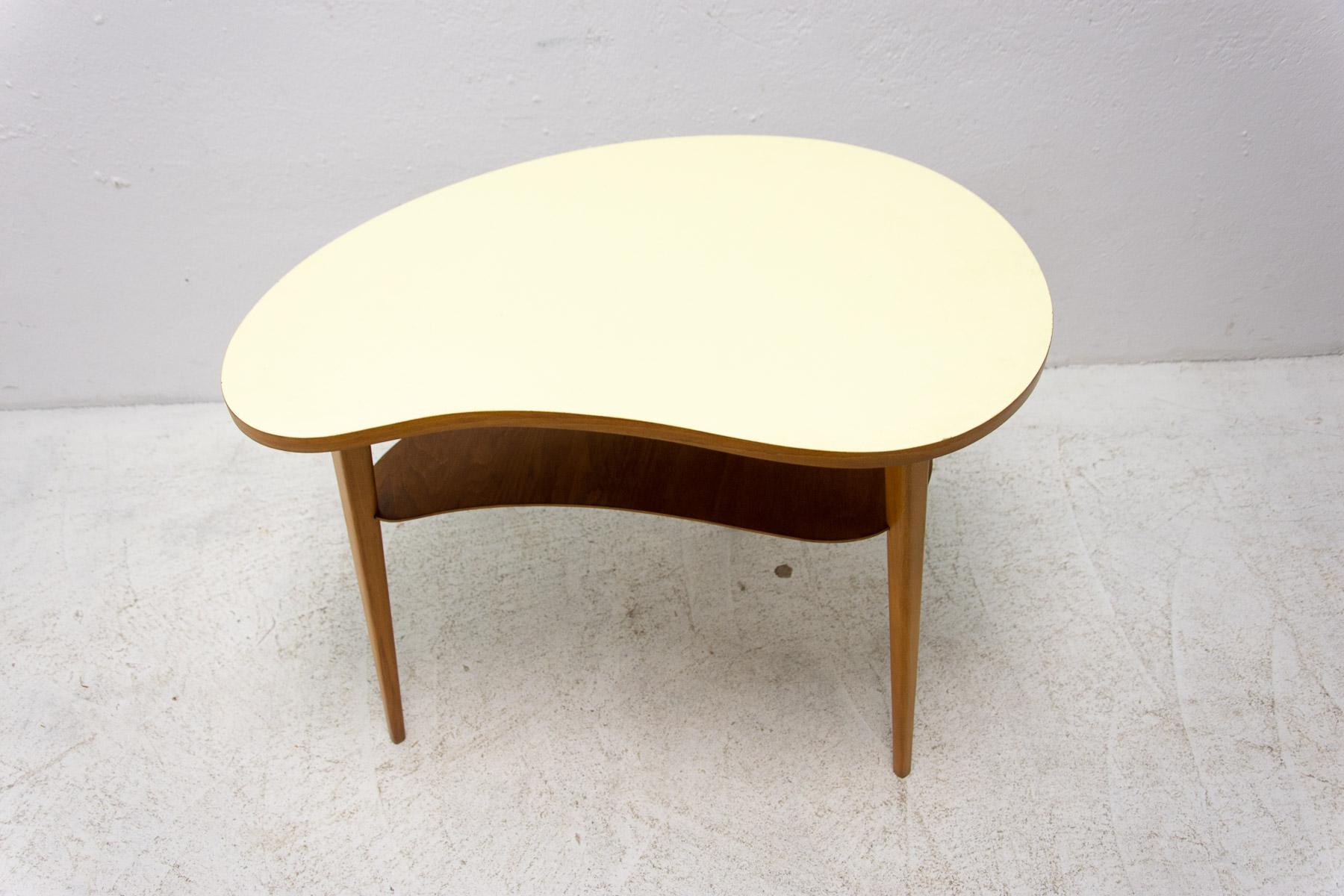 Czech Mid-Century Kidney Table, 1960´S, Brussels Period For Sale