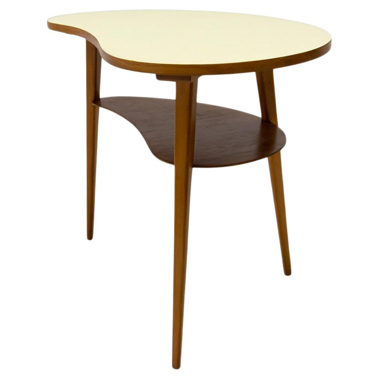 Mid-Century Kidney Table, 1960´S, Brussels Period For Sale