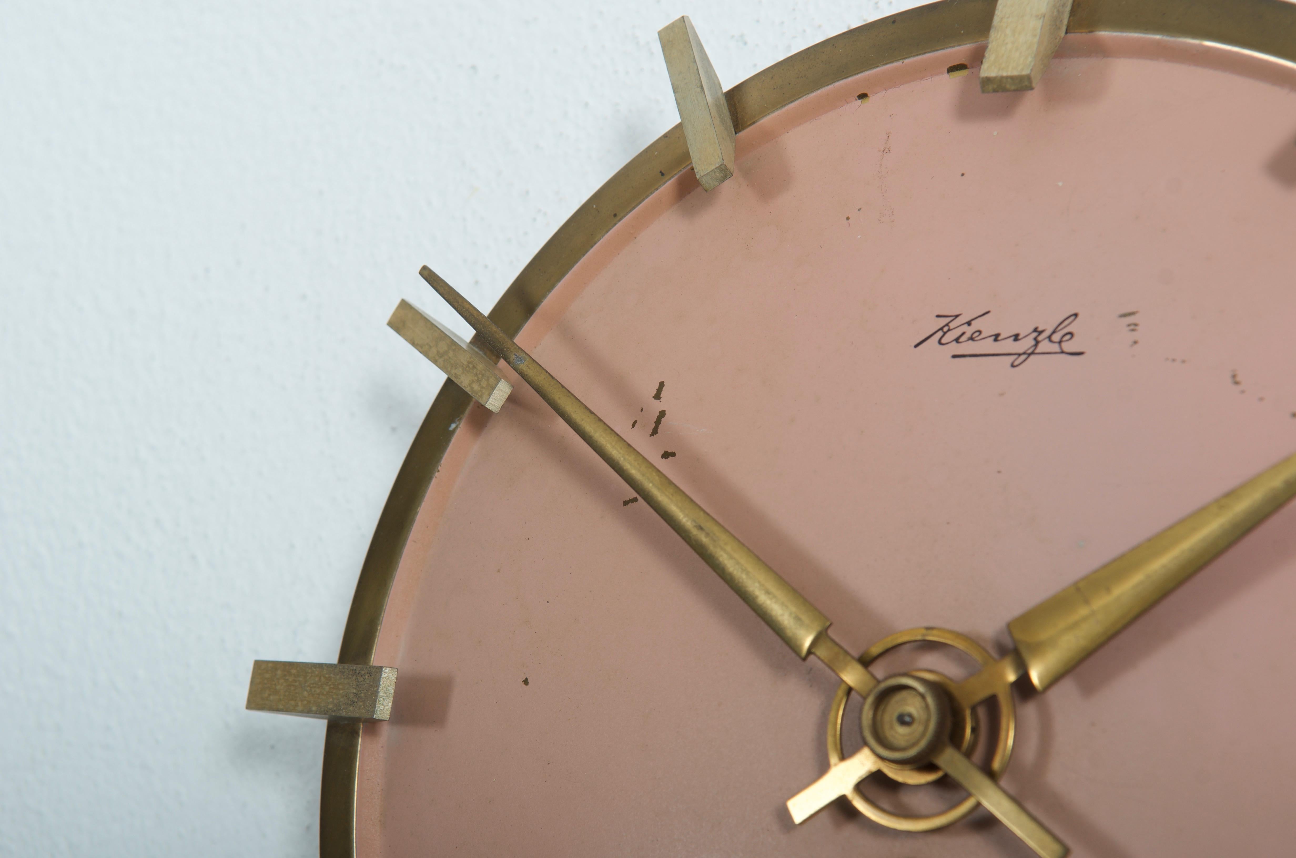 Peint Horloge murale Kienzle Midcenturyc en vente