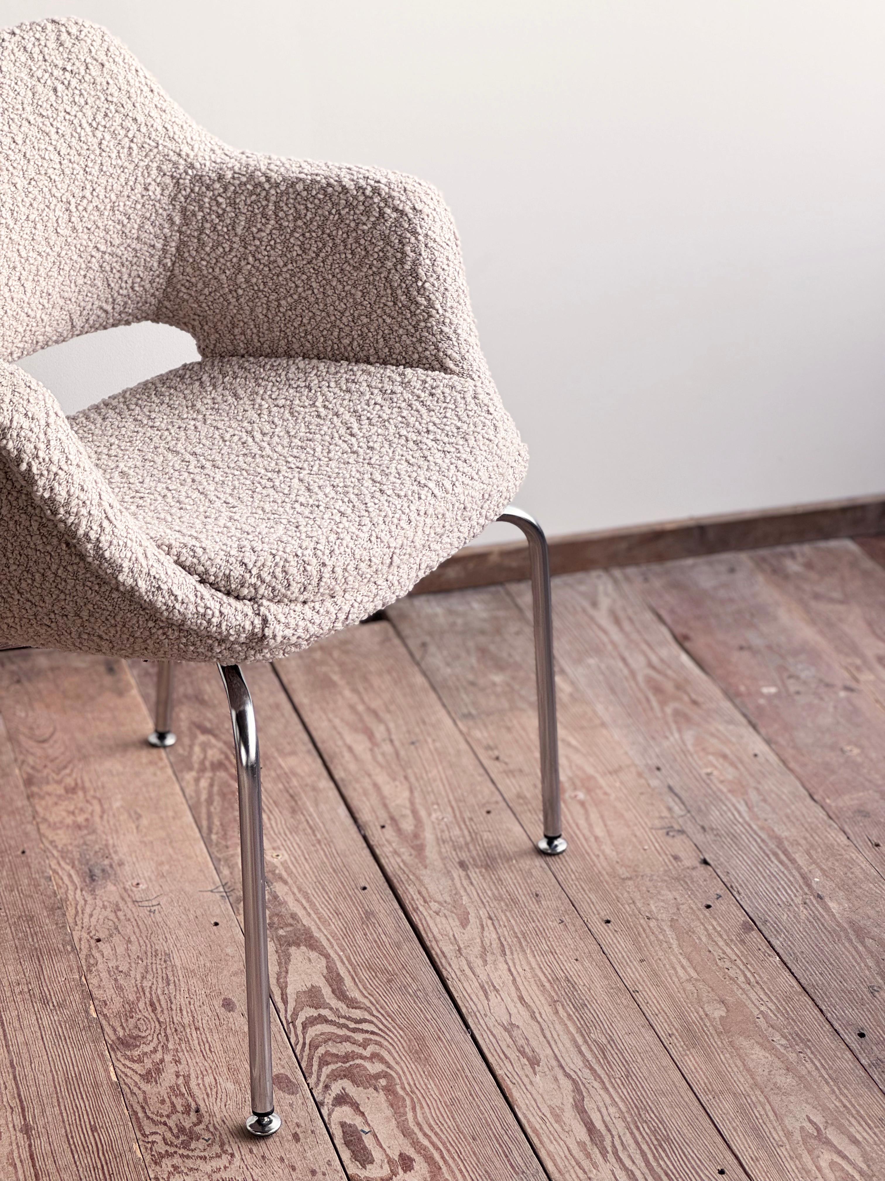 Steel Mid-Century Kilta Lounge Armchair by Olli Mannermaa for Eugen Schmidt For Sale