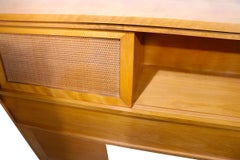 Mid-Century King Size  Bookcase Headboard by Conant Ball Att. to Russel Wright