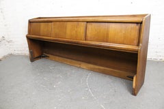 Mid-Century King Size Storage Headboard by Heritage Henredon