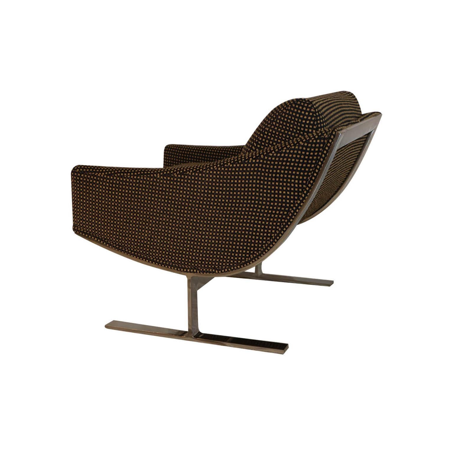 American Midcentury Kipp Stewart “Arc Lounge Chairs” for Directional