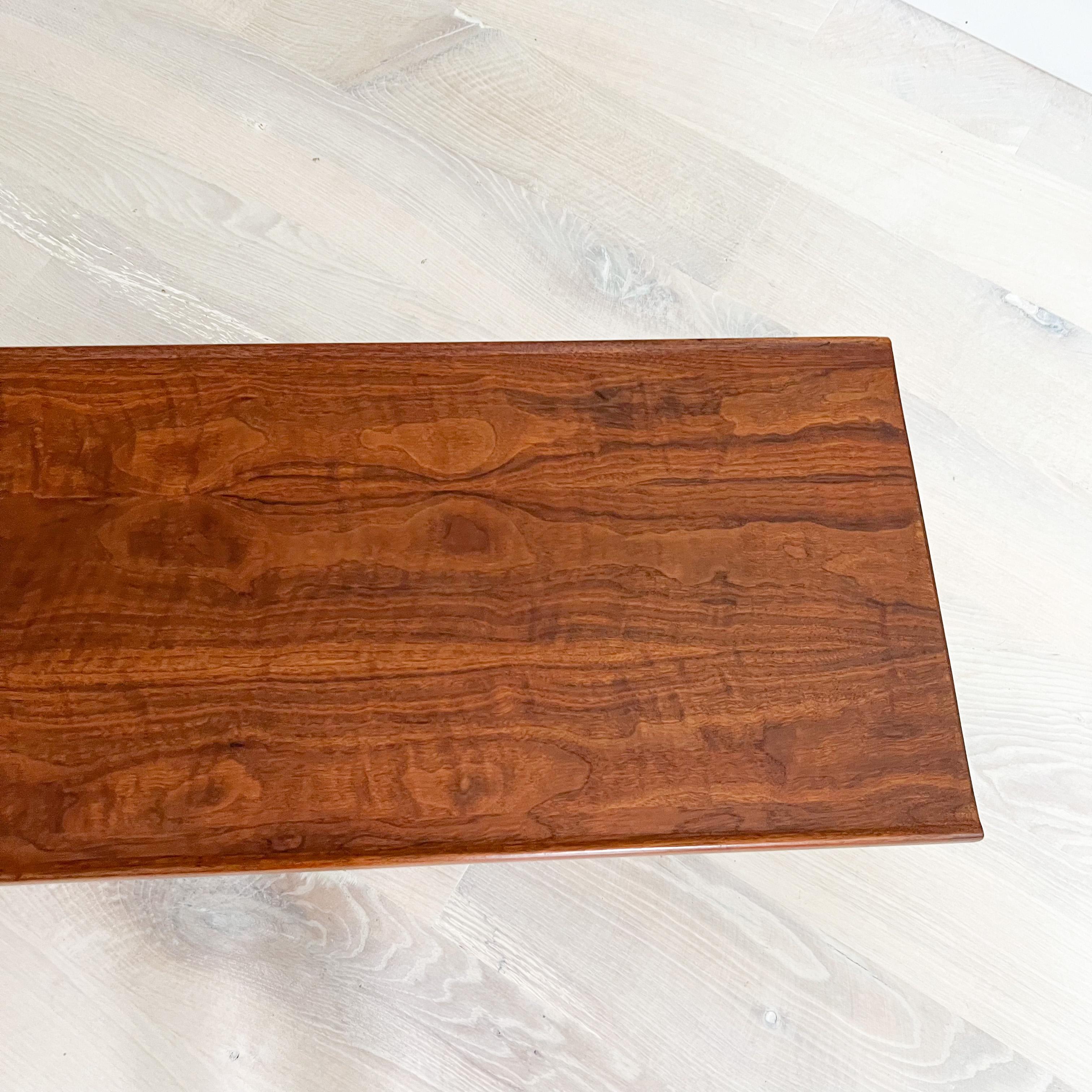 Mid Century Kipp Stewart for Drexel Declaration Walnut Long Coffee Table 1