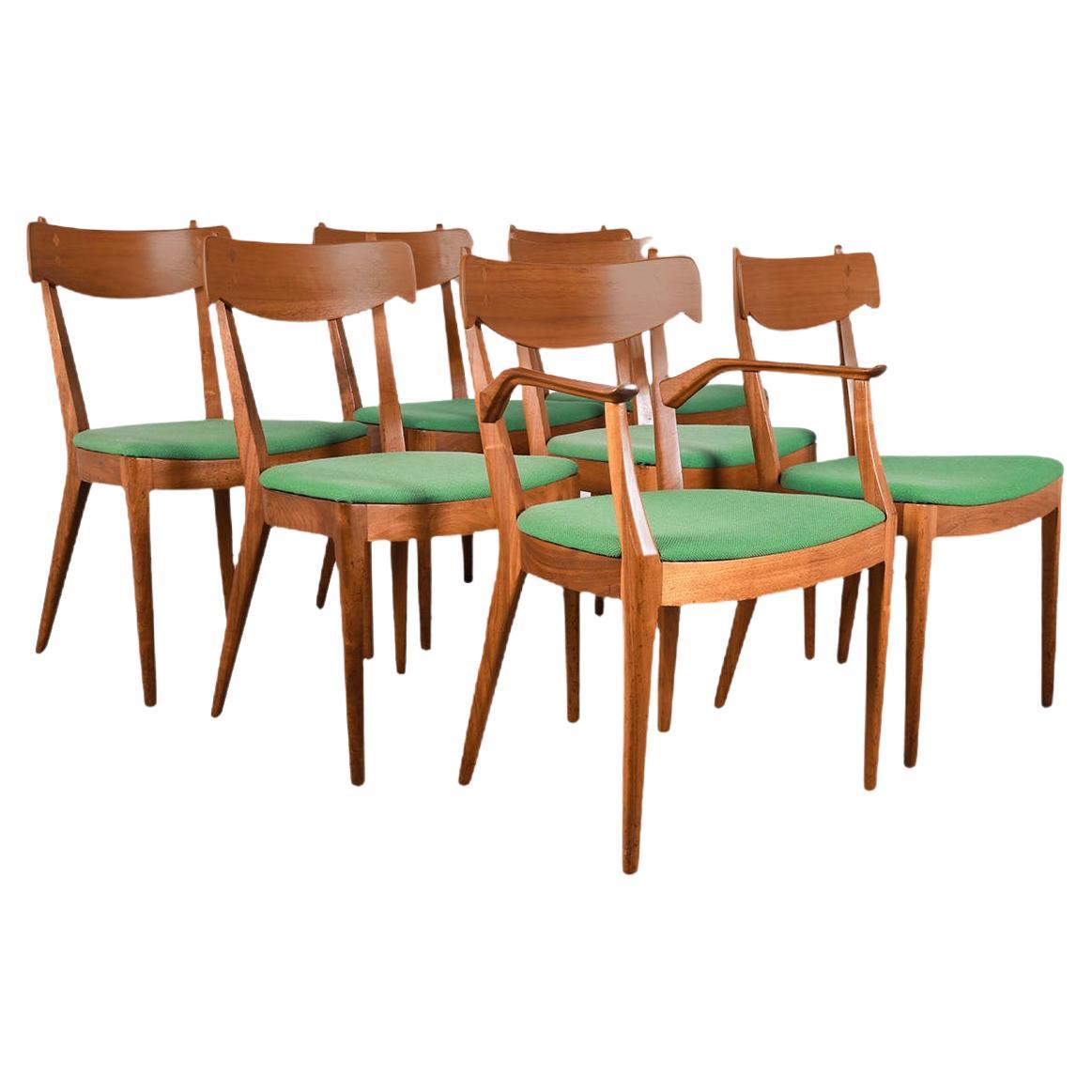Mid Century Kipp Stewart for Drexel Dining Chairs Set of 7
