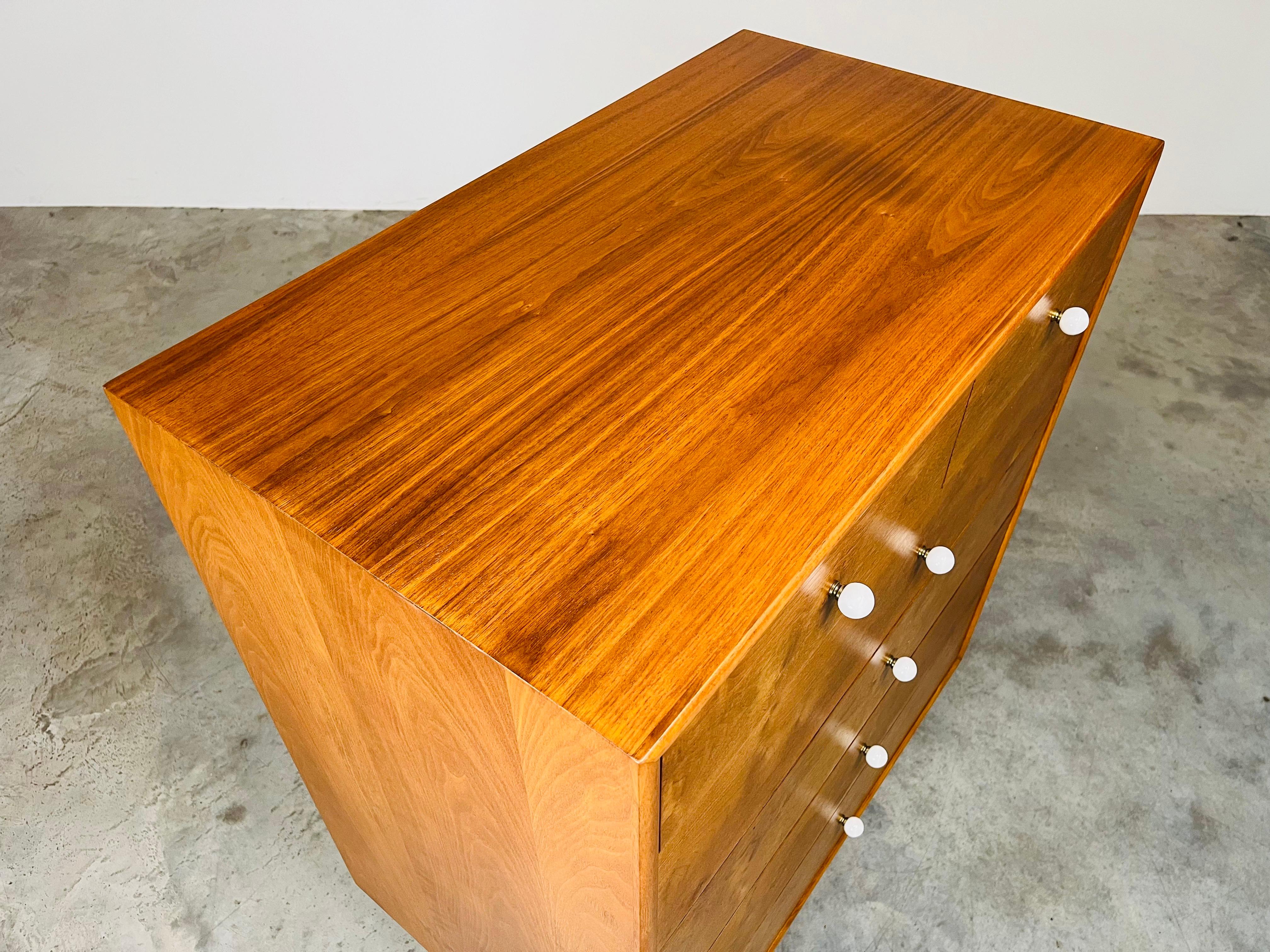 American Mid-Century Kipp Stewart For Drexel Highboy Gentlemen’s Chest of Drawers Dresser