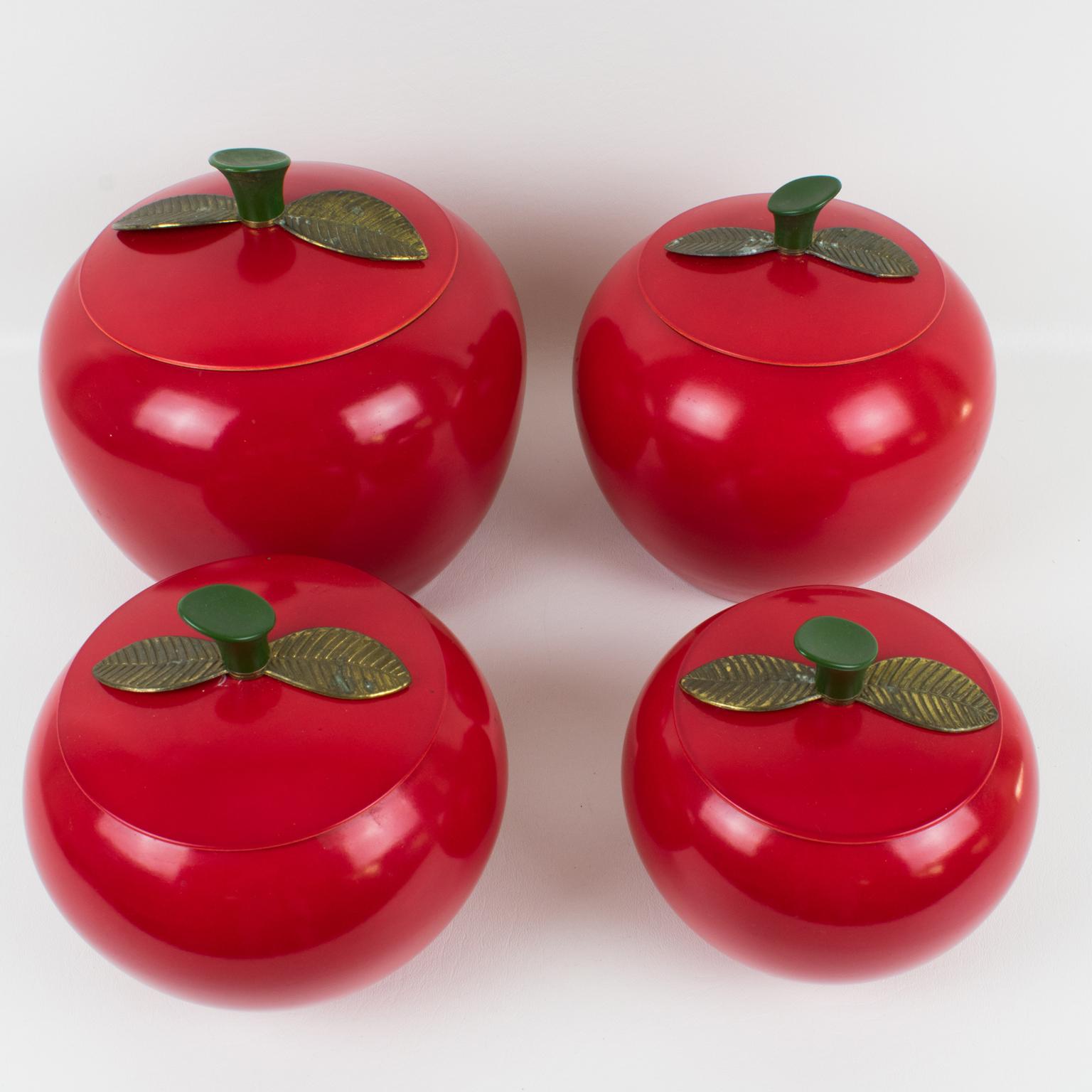 apple canisters for the kitchen