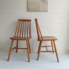 Mid Century Kitchen Dining Chairs "Telllus" By Ikea 60s Set Of 2