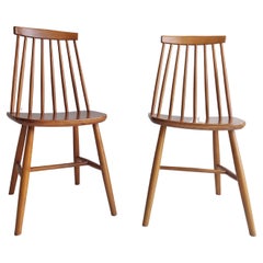Mid Century Kitchen Dining Chairs "Telllus" By Ikea 60s Set Of 2