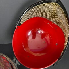 Mid-Century Knight Helmet Form Musical Box Hidden Bar Serving Decanter Set