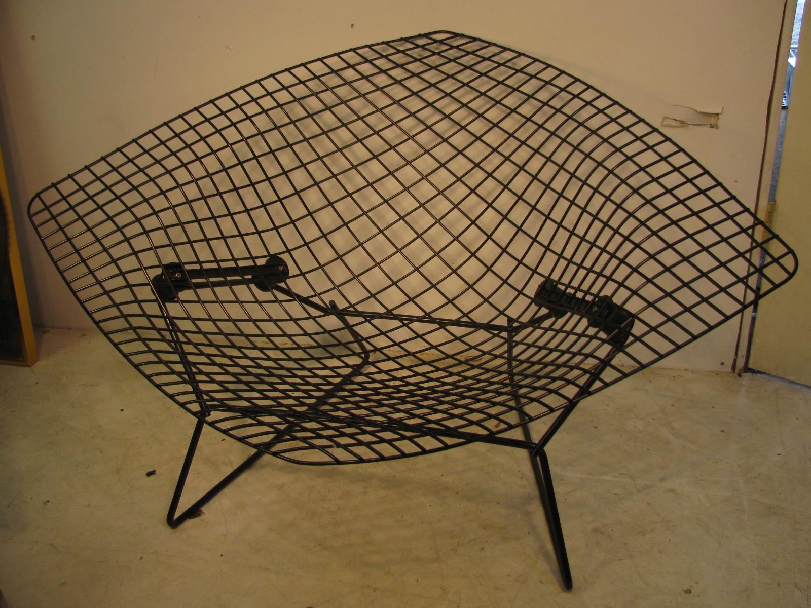 Mid-Century Modern Midcentury Knoll Large Diamond Chair By Harry Bertoia