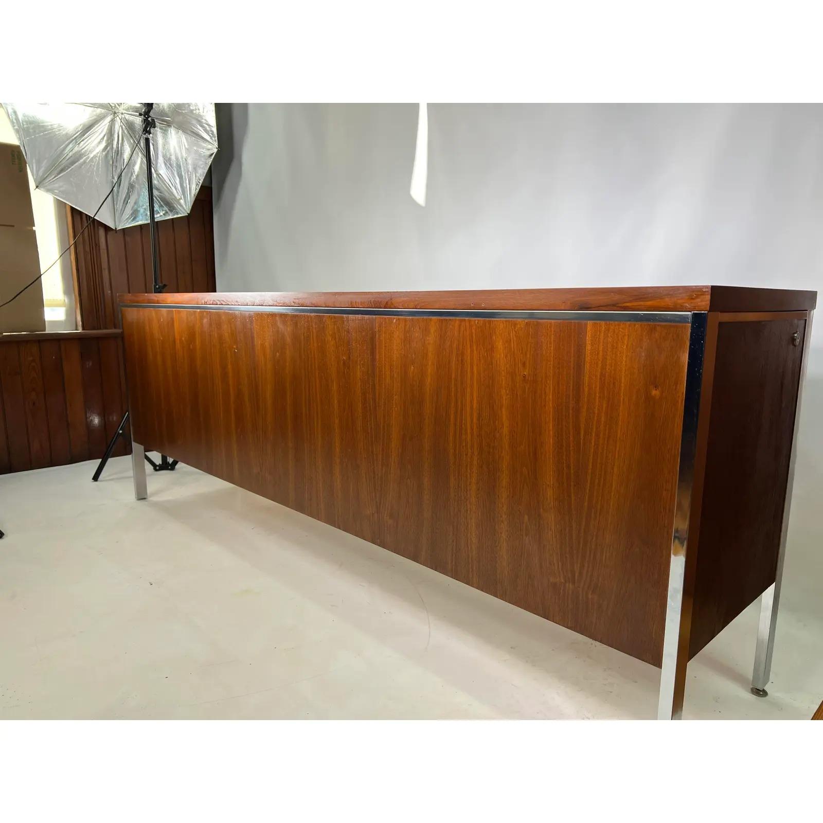 Mid-Century Knoll Style Walnut Credenza Made by Jofco 4