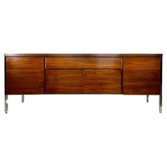 Mid-Century Knoll Style Walnut Credenza Made by Jofco