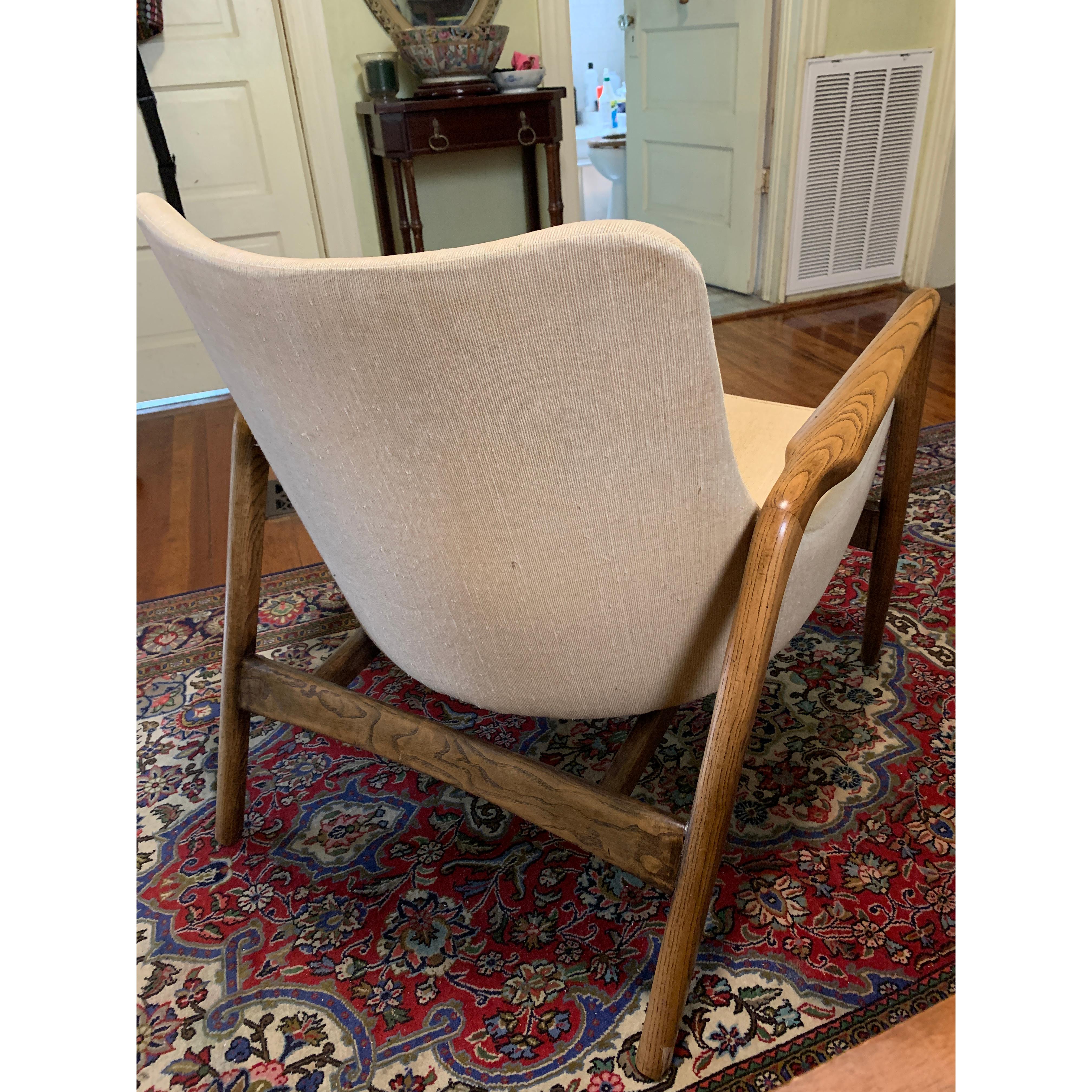 Mid-Century Modern Mid Century Kofod Larsen Lounge Chair For Sale