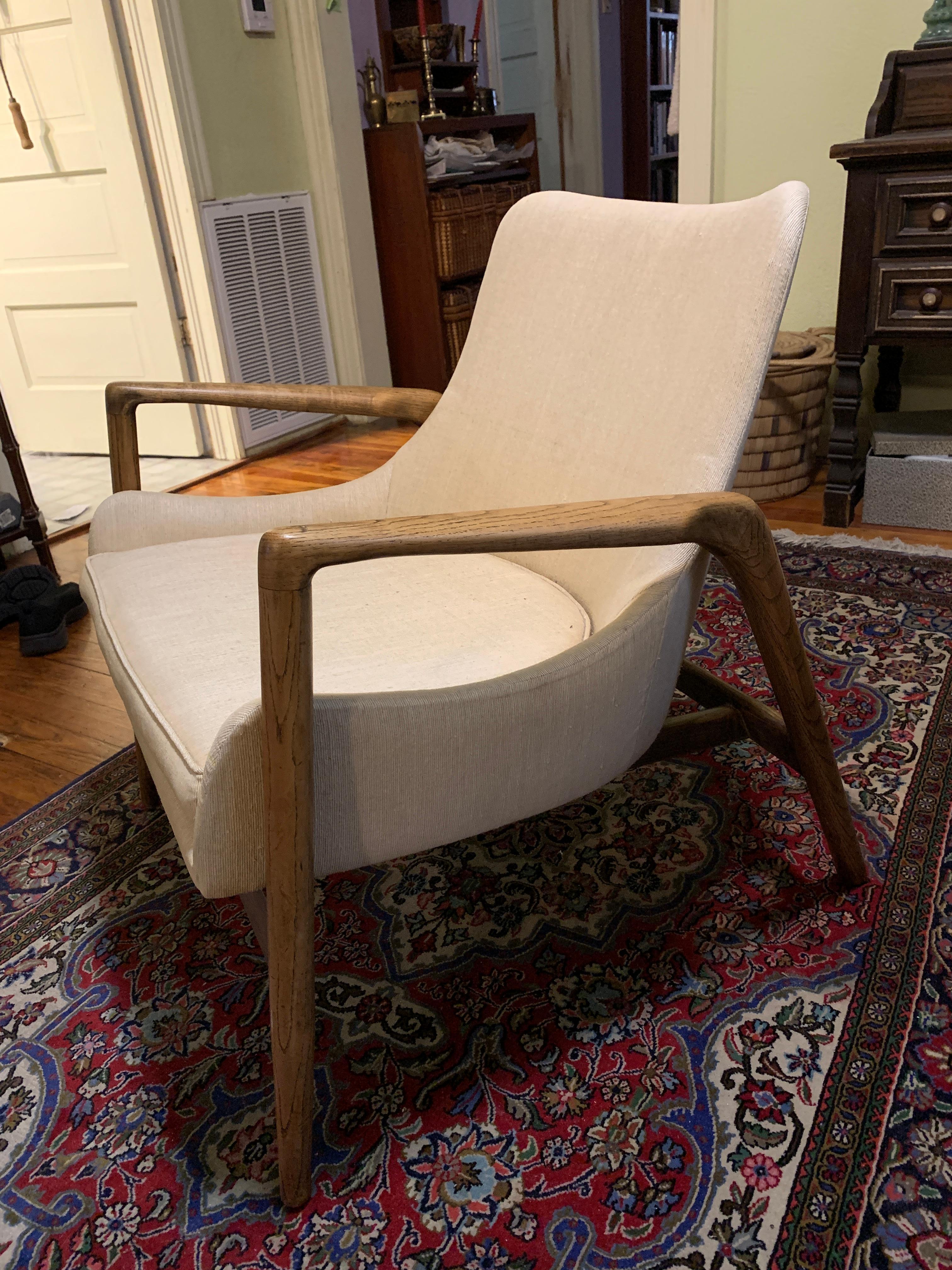 Danish Mid Century Kofod Larsen Lounge Chair For Sale