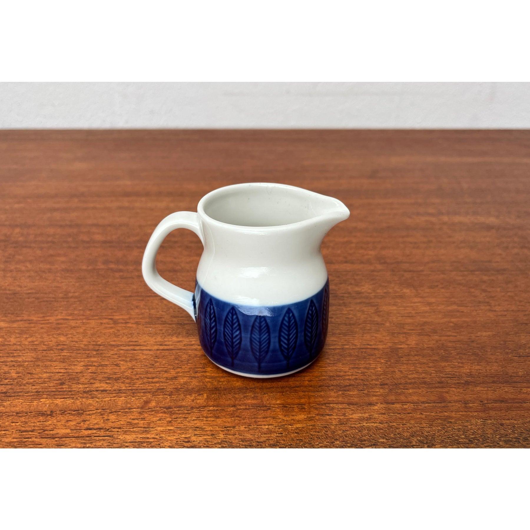 Swedish Mid-Century Koka Blue, Blau, Bla Series Milk Pot by Hertha Bengtson, 1950s For Sale