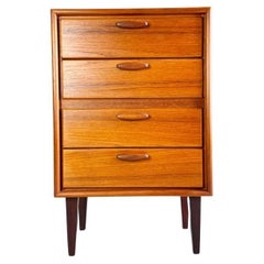 Mid Century Kommode Nachttisch RT Möbel Heinrich Riestenpatt Teak