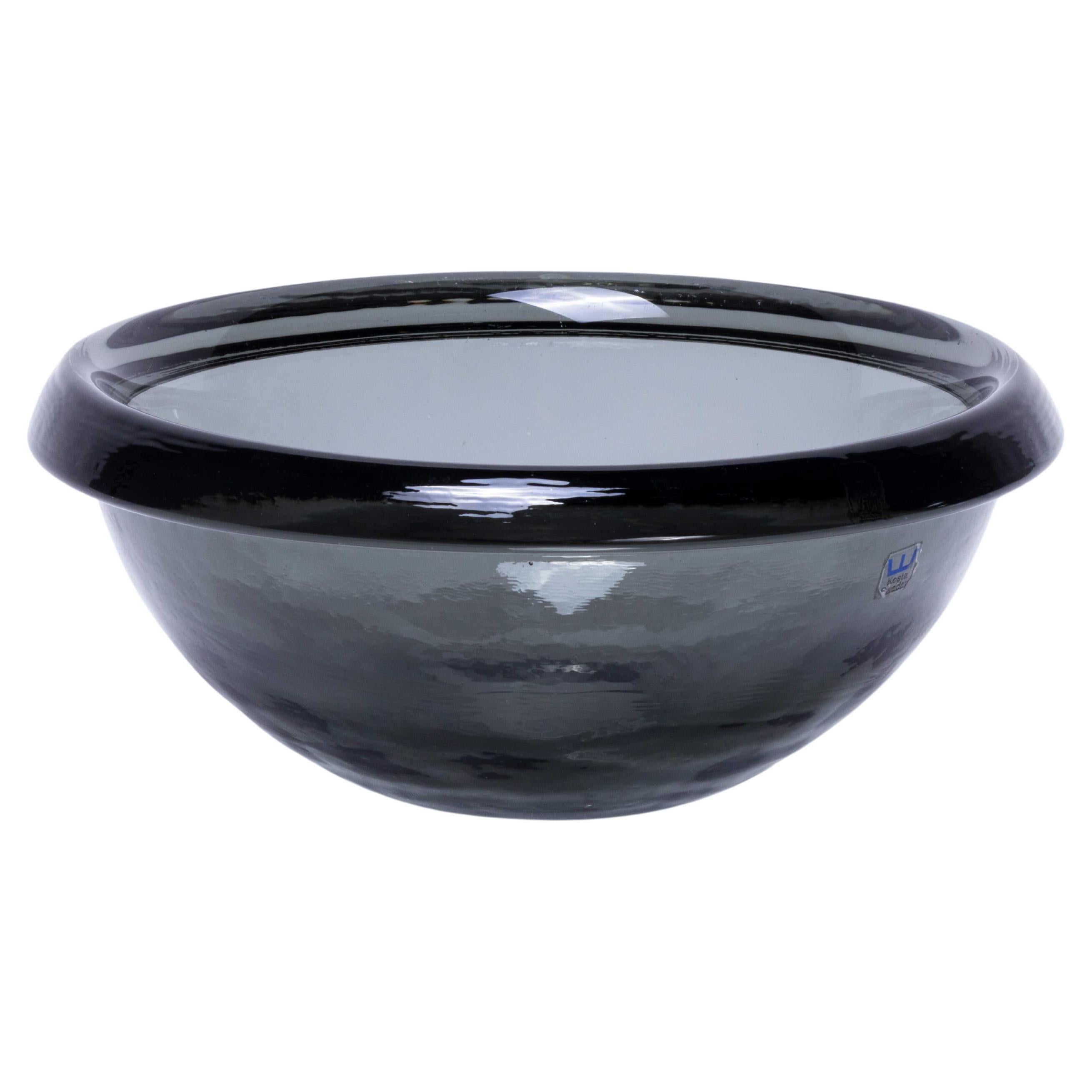 Mid Century Kosta Boda Swedish Glass Art Bowl