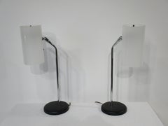 Kovacs Lucite Table / Bedside Lamps