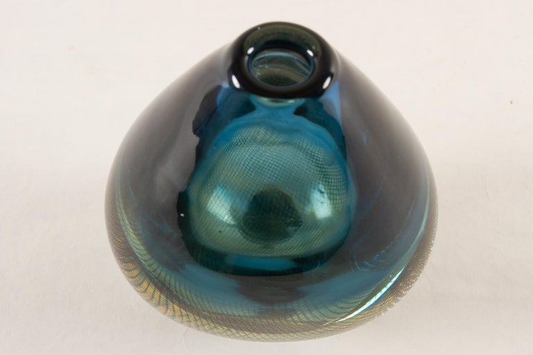 Mid-Century Kraka Glass Vase by Sven Palmqvist for Orrefors, 1960s For Sale 9