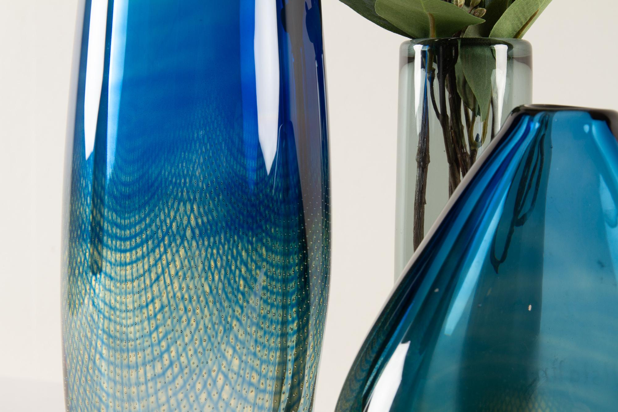 Mid-Century Kraka Glass Vase by Sven Palmqvist for Orrefors, 1960s 10
