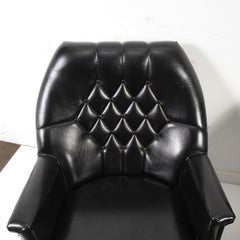 Midcentury Kroehler Naugahyde Swivel Chairs